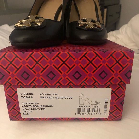 Tory Burch Black leather Heels - Picture 3 of 5